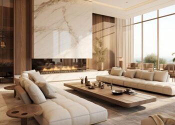 Modern Elegance of Luxurious Living Interior Design | FH